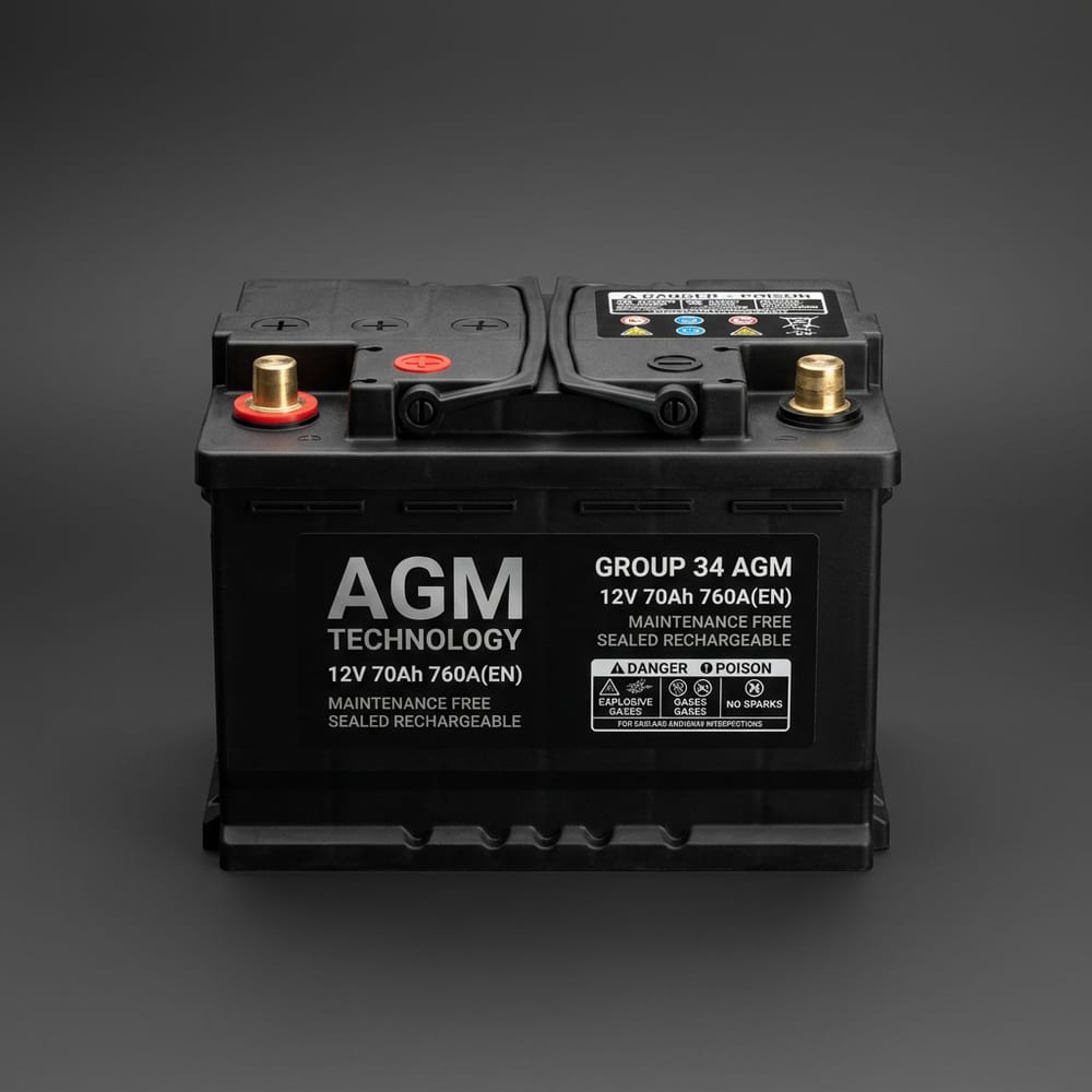 AGM Car Battery 750 CCA